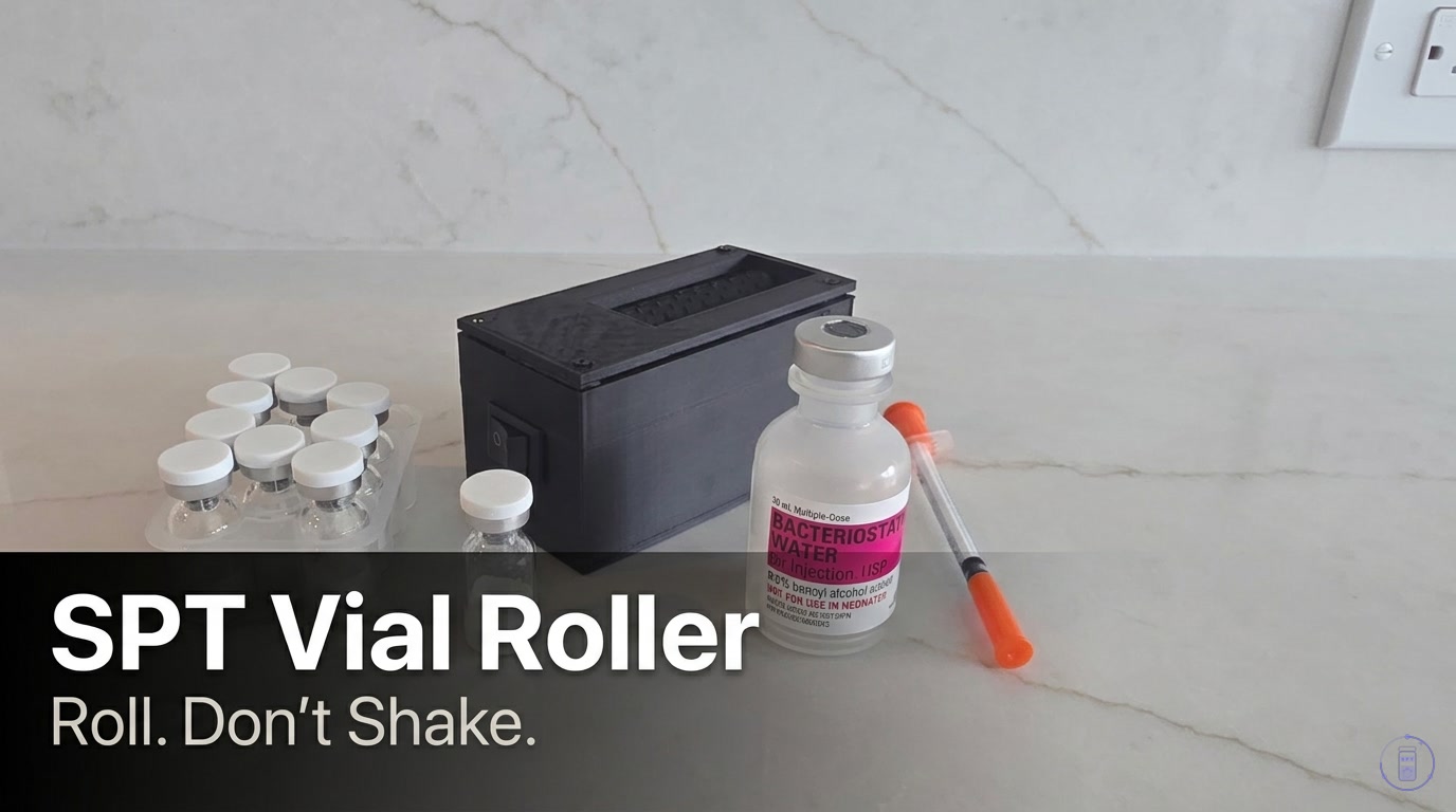 SPT Peptide Vial Roller with peptide vials